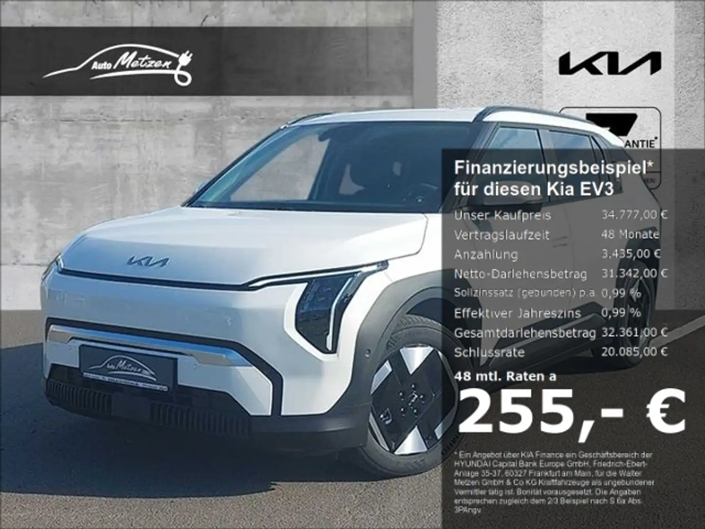 Kia EV3 58,3-kWh Earth WinterConnect Upgrade Business Blanc - 1