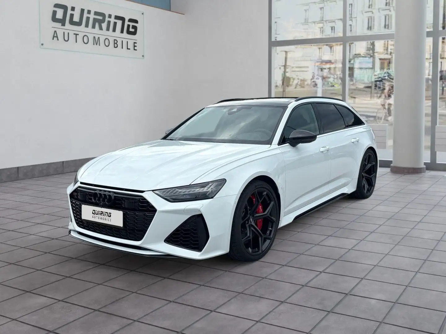 Audi RS6 Avant performance/w-sw/Dyn+/305kmH Blanco - 1