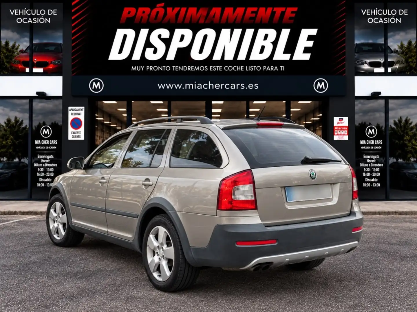 Skoda Octavia Combi 2.0TDI CR Elegance Marrón - 2