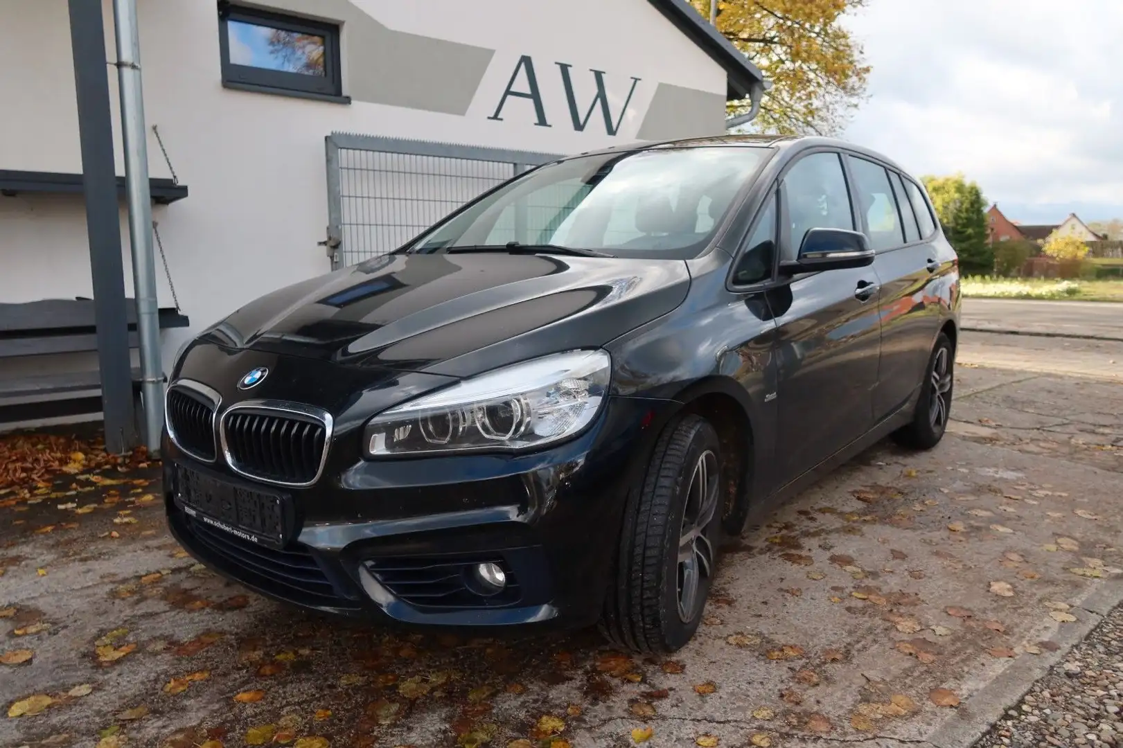 BMW 218 Gran Tourer 218 d Sport Line|Turboschaden|Automa Schwarz - 1