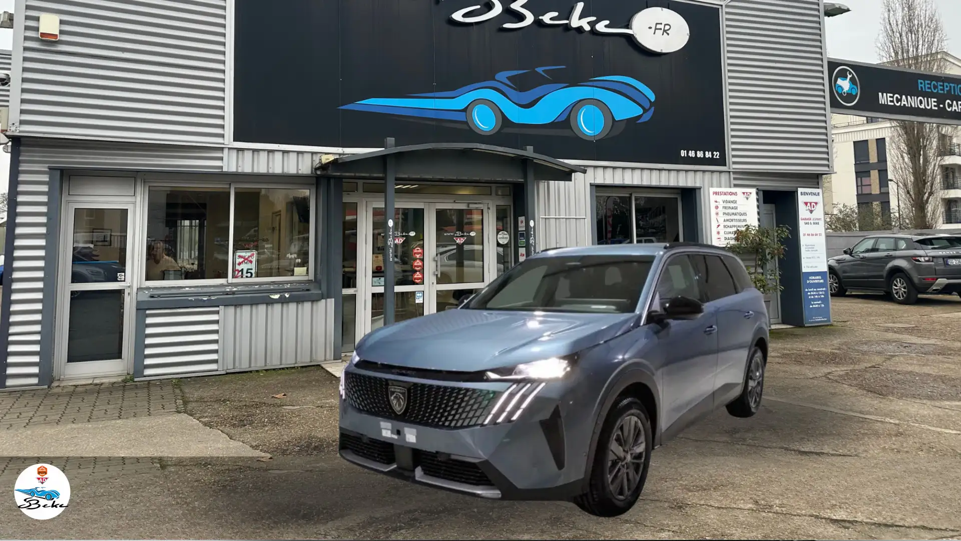 Peugeot 5008 ALLURE  HYBRID 145 e-DCS6 Gris - 1