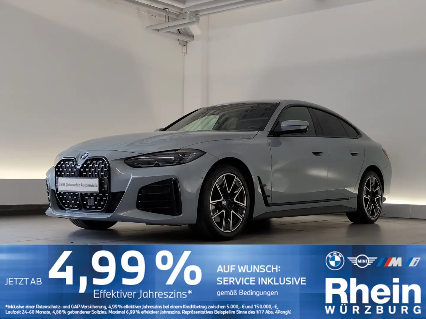 BMW 430 i Gran Coupé M Sportpaket HiFi/DAB/SHZ HiFi/DAB/SH Grigio - 1