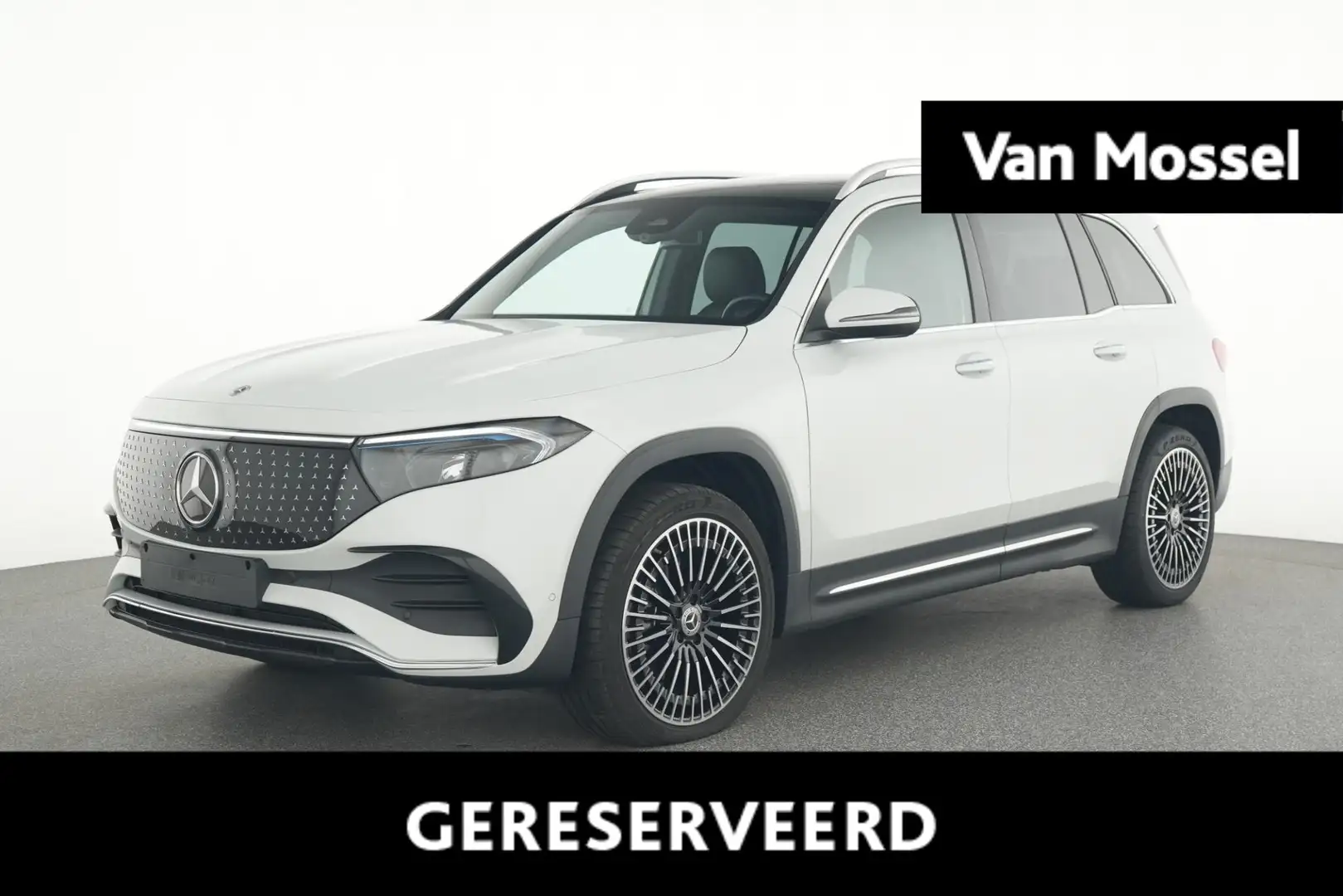 Mercedes-Benz EQB 250 250+ AMG Line + 7-ZITPLAATSEN + PANO DAK + CAMERA Wit - 1