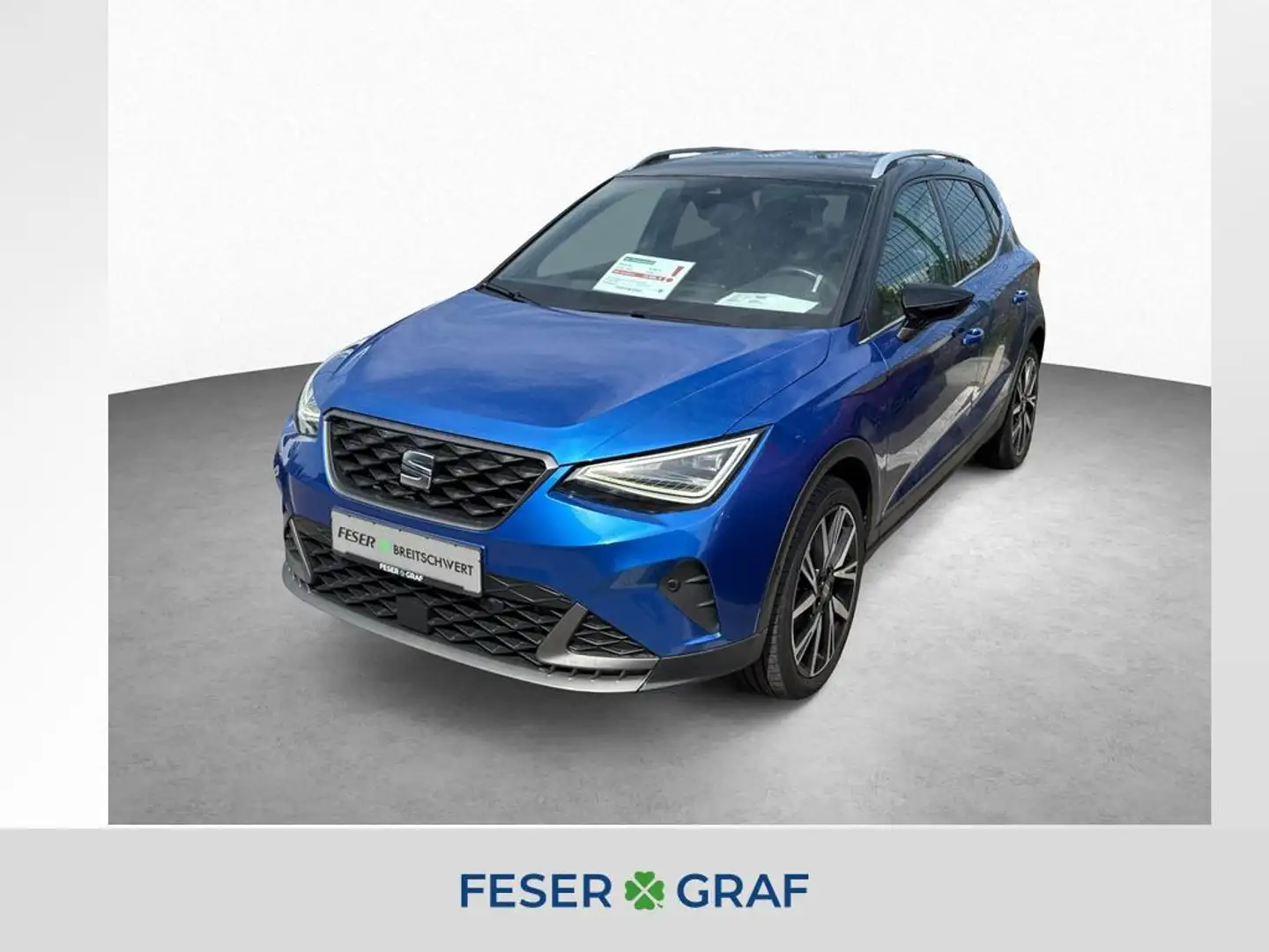 SEAT Arona FR 1.5 TSI 7-Gang DSG/AHK/FaPaXL/KESSY Blauw - 1