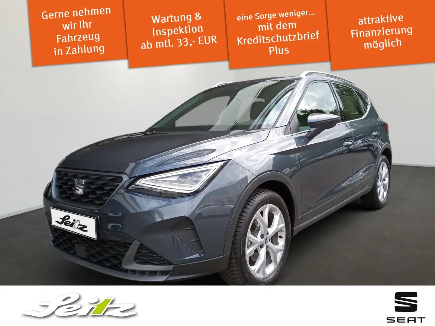 SEAT Arona 1.0 TSI DSG FR LED. Navi Einparkhilfe Grau - 1