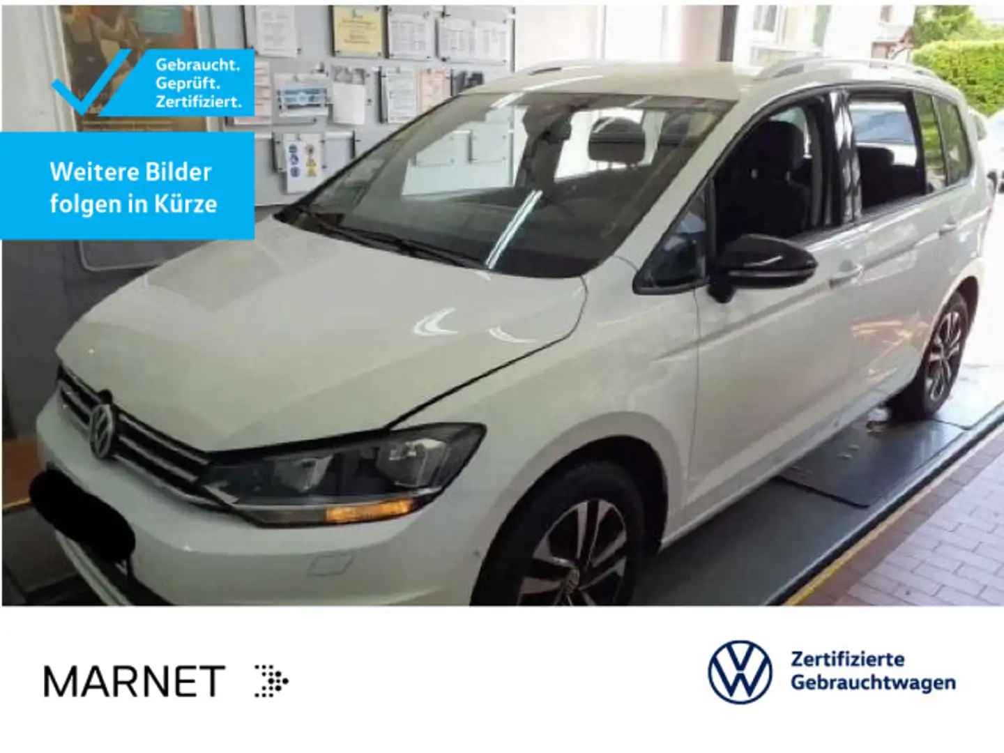 Volkswagen Touran 1.5 TSI IQ.DRIVE Navi*AHK*7-Sitzer*Kamera Weiß - 1