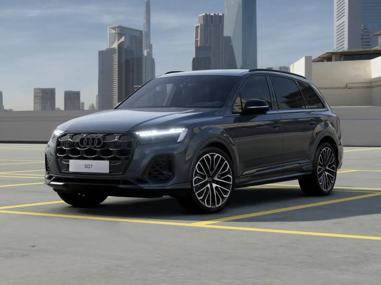 Audi SQ7 TFSI tiptronic 7Sitzer Laser Luft HuD Grau - 1