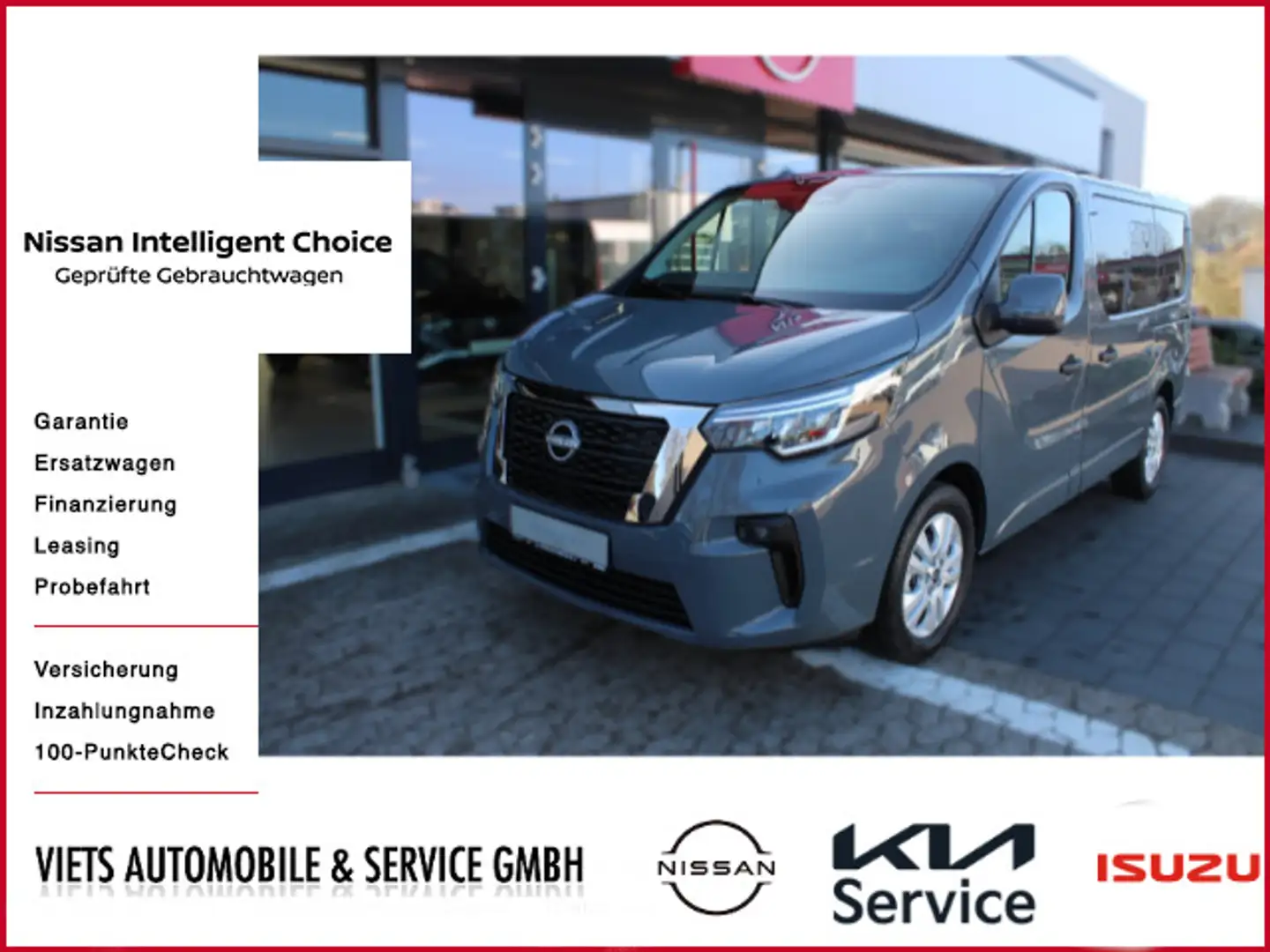 Nissan Primastar L1H1 Kombi 2.0dCi Tekna AT Navi Design Gris - 1