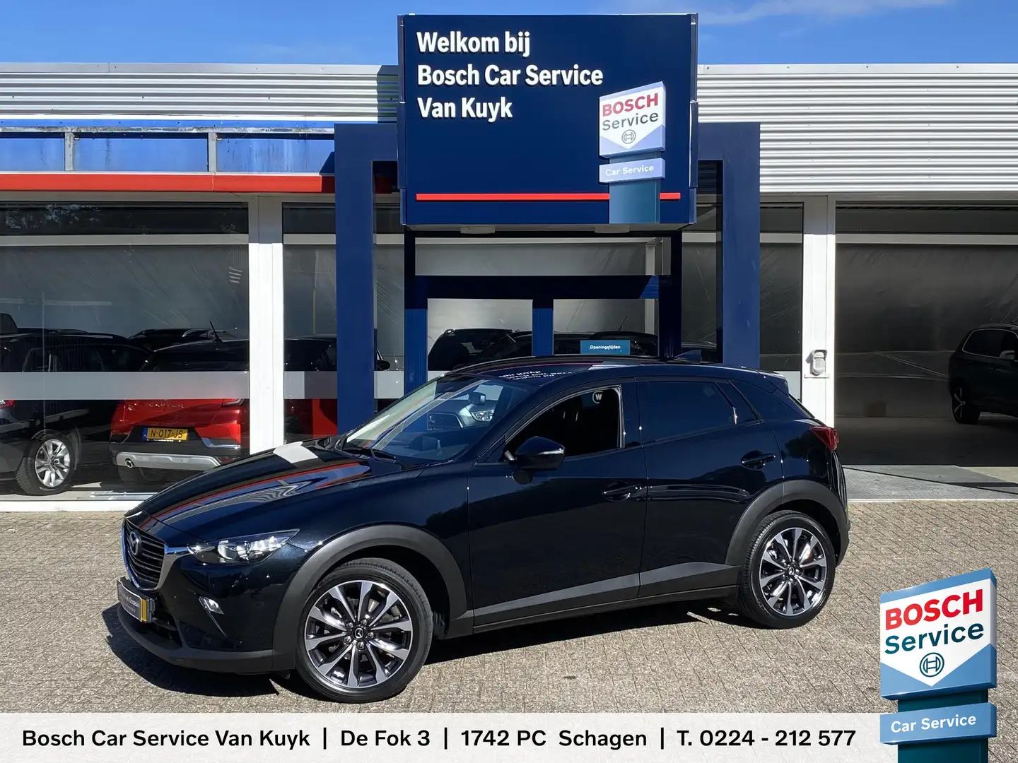 Mazda CX-3 2.0 SkyActiv-G 121 Sportive / NL-Auto / 1e-Eigenaa Zwart - 1