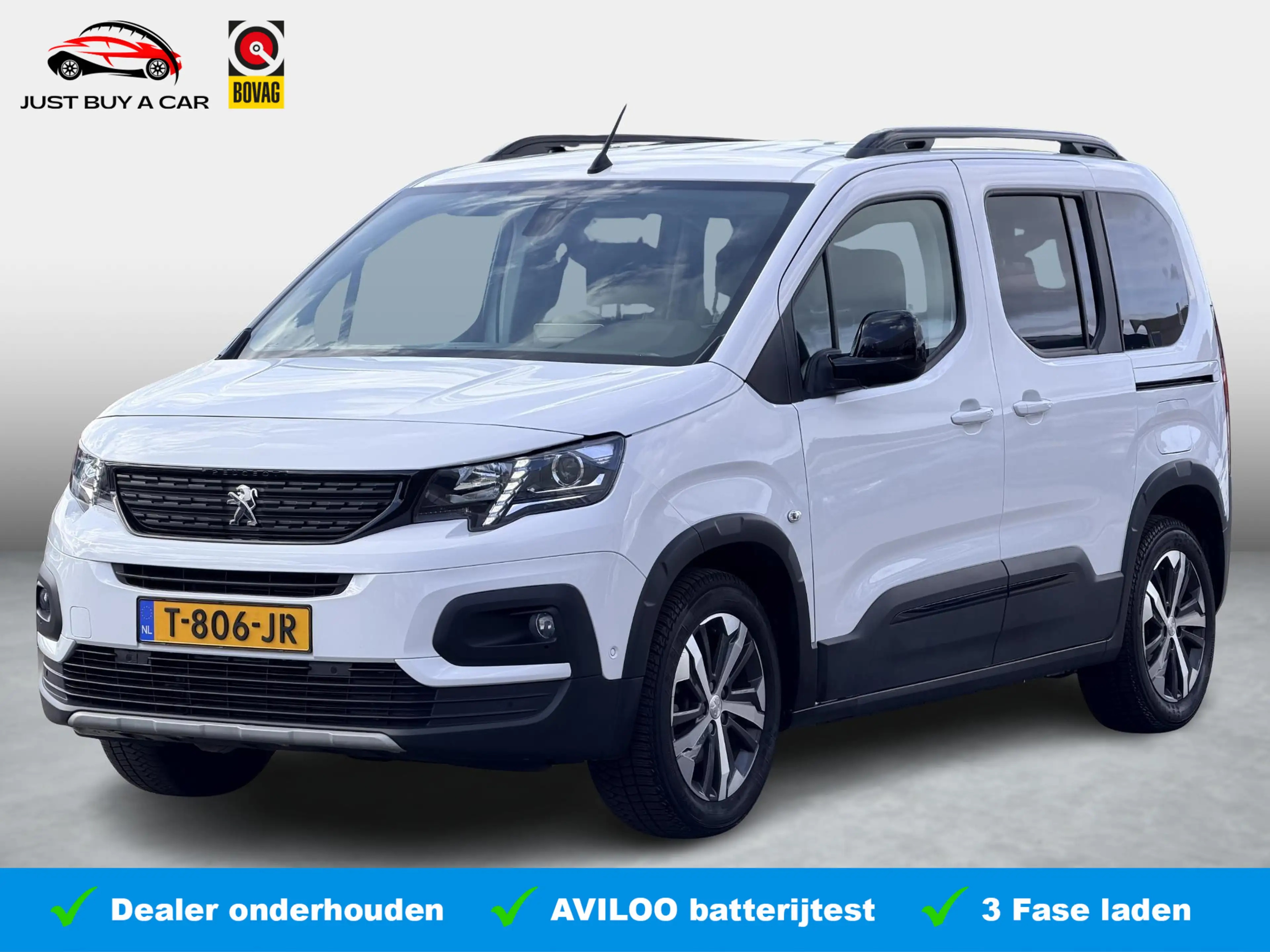 Peugeot e-Rifter EV GT Line 50 kWh SoH 92,7 / dealeronderhouden / T
