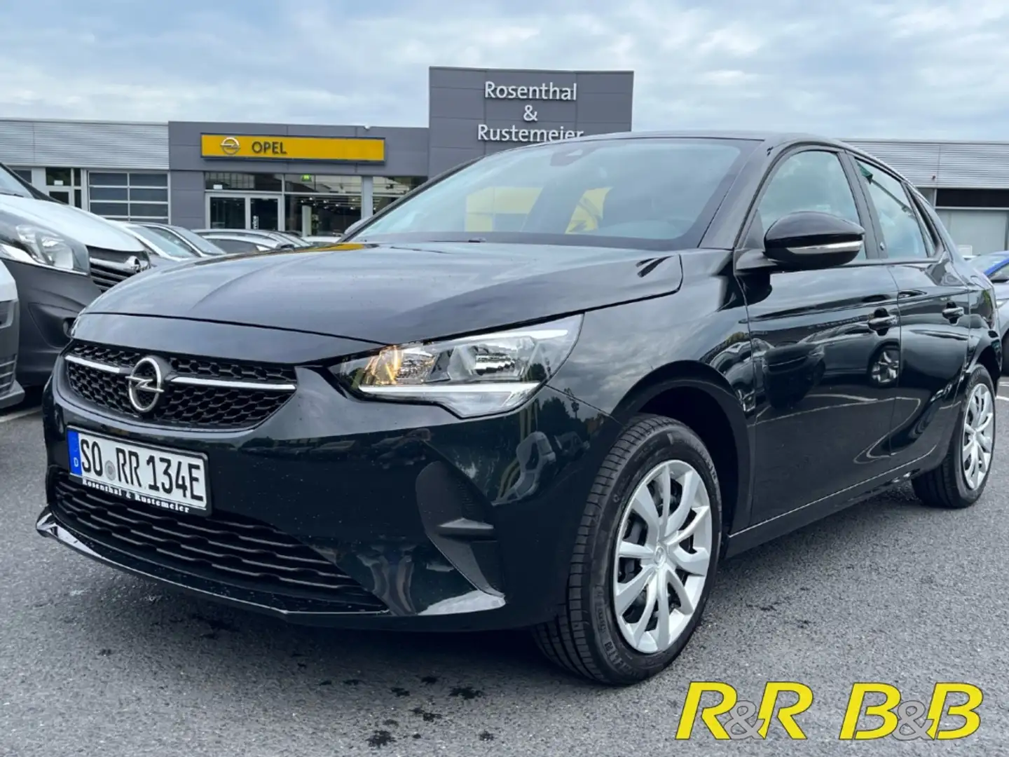 Opel Corsa-e F Edition SHZ+LHZ+R-KAMERA+DAB+PDC+REGENSENSOR Schwarz - 1