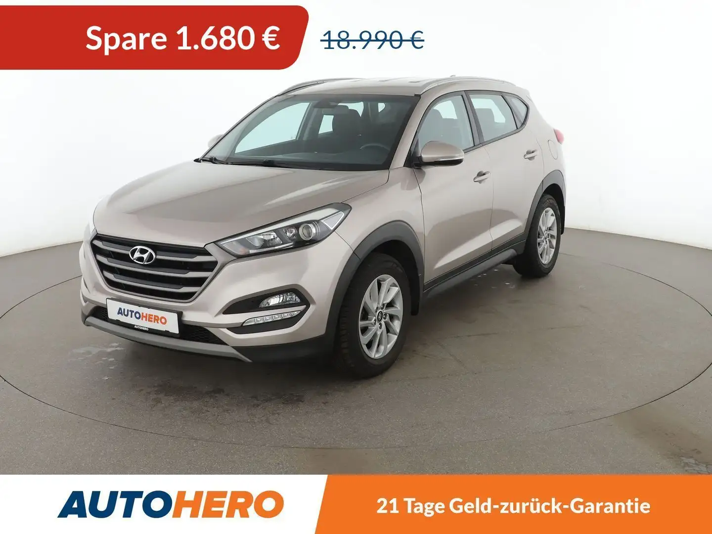 Hyundai TUCSON 1.6 TGDI Trend 2WD Aut.*NAVI*CAM*TEMPO*SHZ* Schwarz - 1