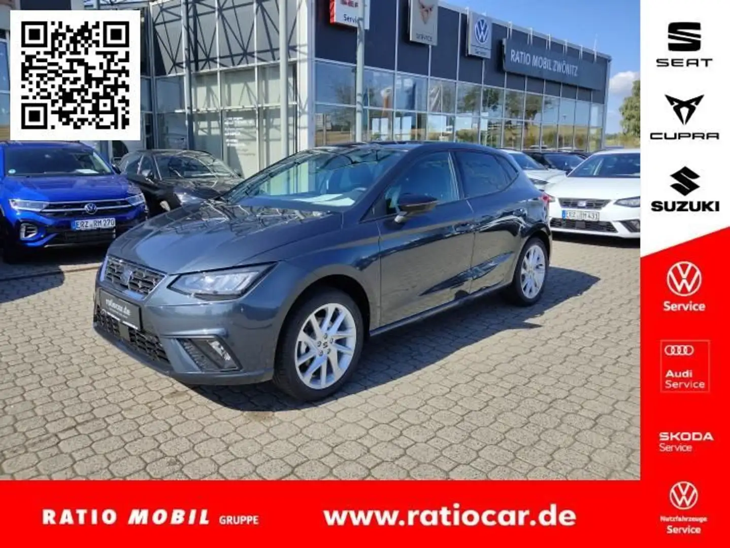 SEAT Ibiza IBIZA FR 1.0 TSI DSG NAVI SITZHEIZ. KAMERA EPH Grau - 1