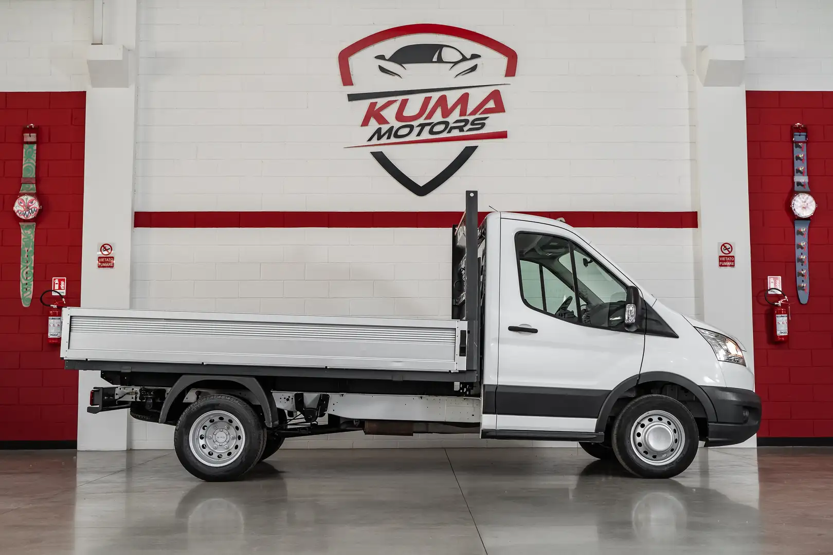 Ford Transit 350 2.2 TDCi 125cv L2 cassone ruote gemellate Bianco - 1
