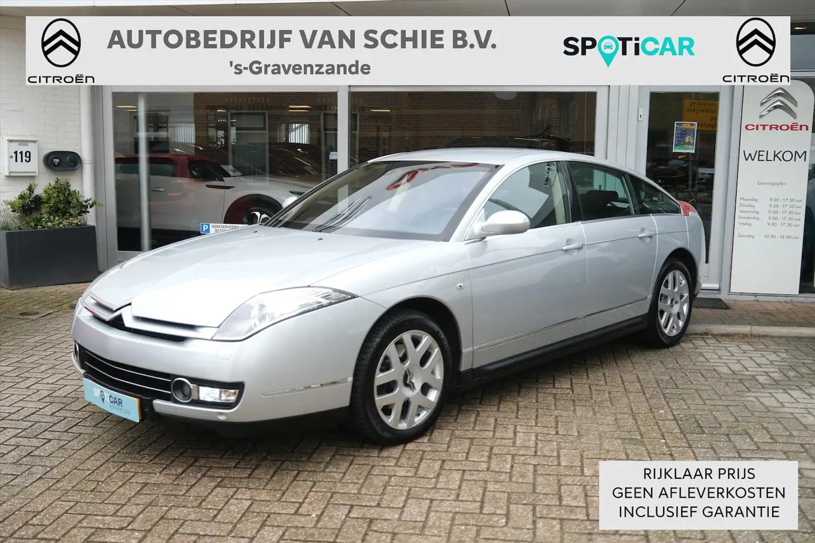 Citroen C6 3.0 V6 24V AUT Exclusive Navi/Leer/Headup display/ Gris - 1