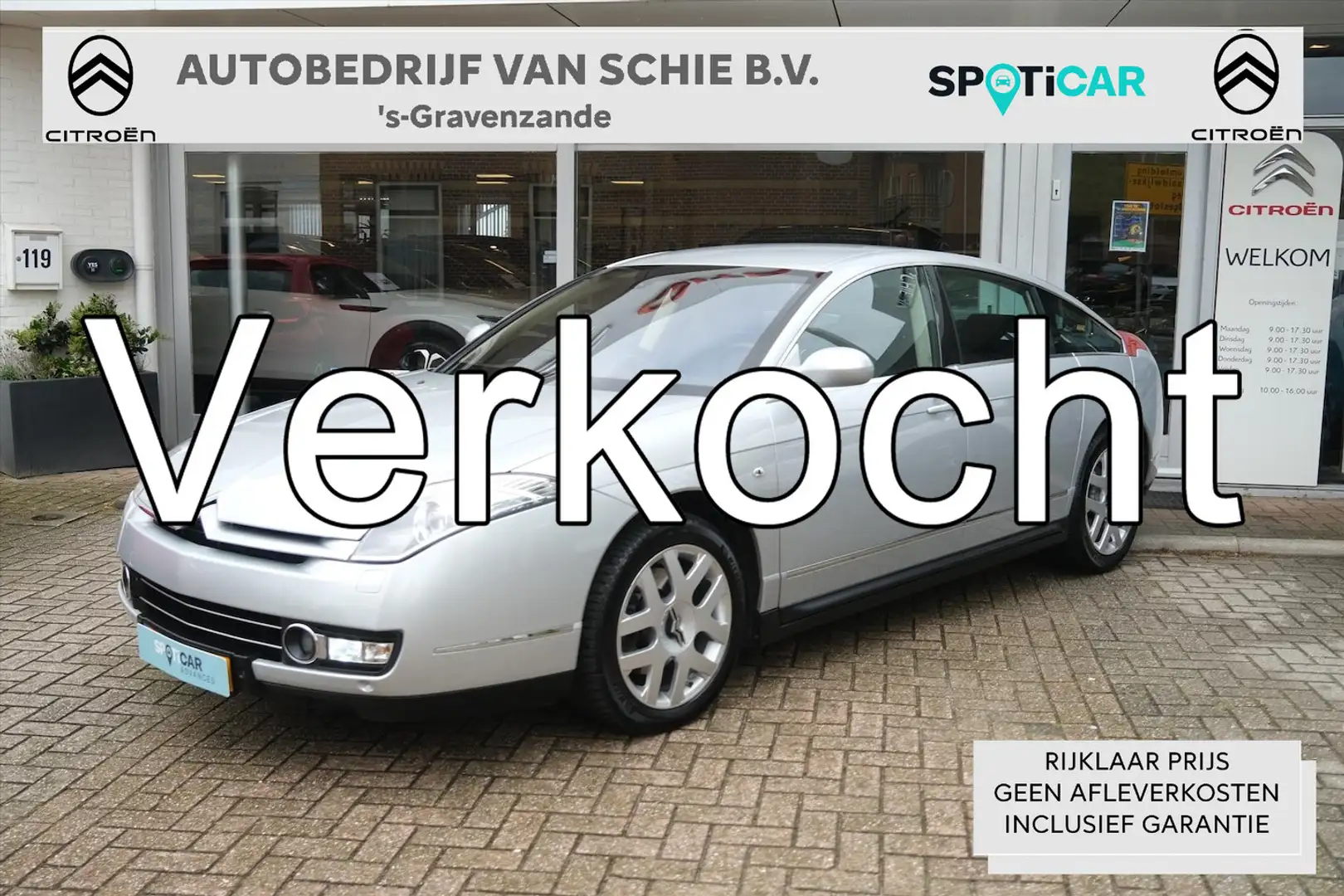 Citroen C6 3.0 V6 24V AUT Exclusive Navi/Leer/Headup display/ Grau - 1