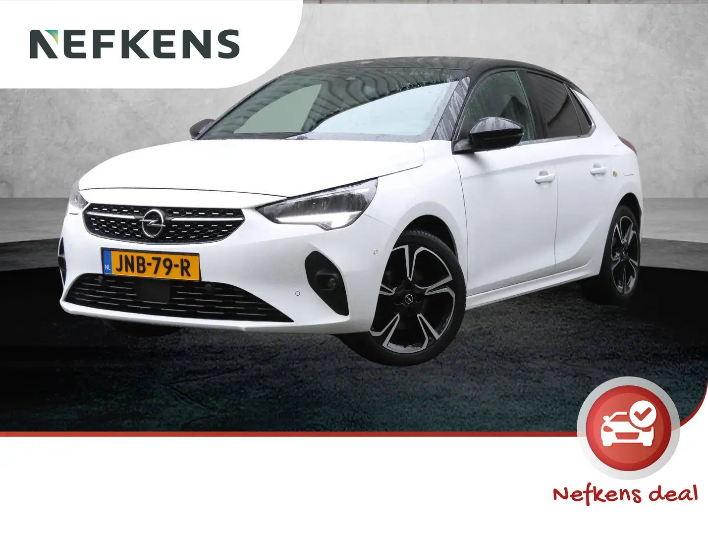 Opel Corsa 1.2 100pk Elegance | Panorama dak | Camera en park Weiß - 1