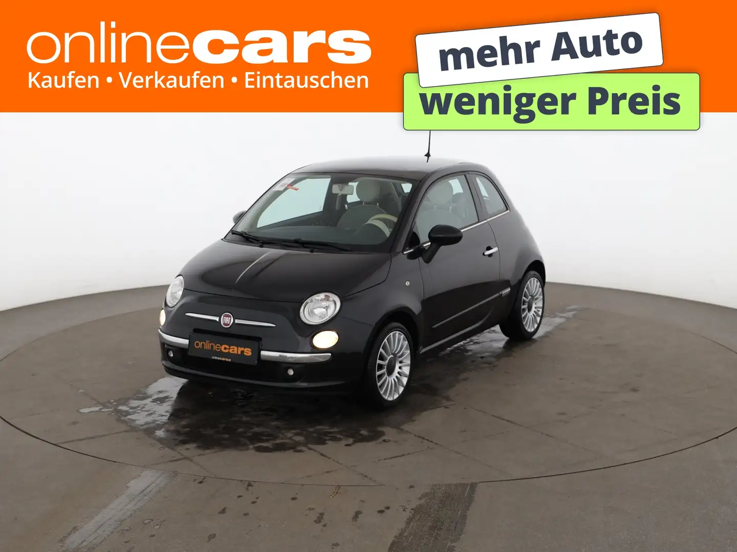Fiat 500 1.2 Lounge SKY KLIMA-ANLAGE RADIO Schwarz - 1