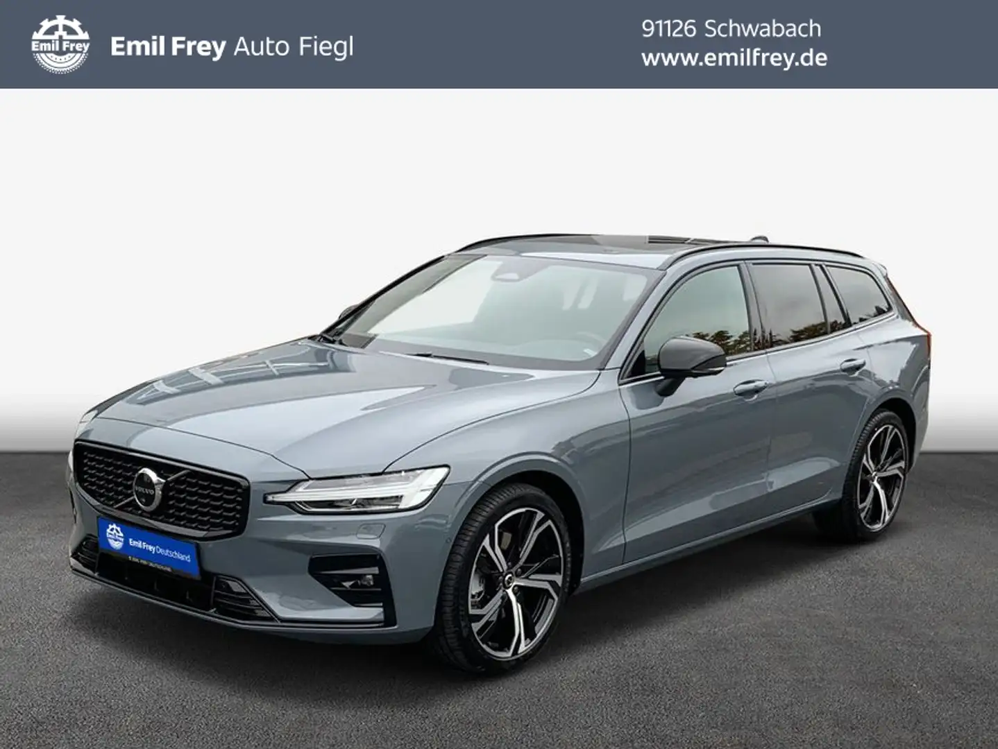 Volvo V60 B4 D Plus Dark Grau - 1