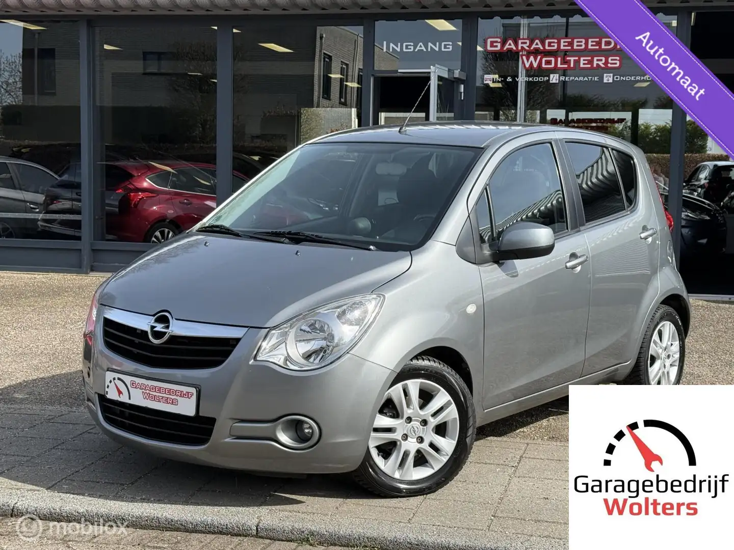 Opel Agila 1.2 Edition AUTOMAAT AIRCO HOGE INSTAP Grau - 1