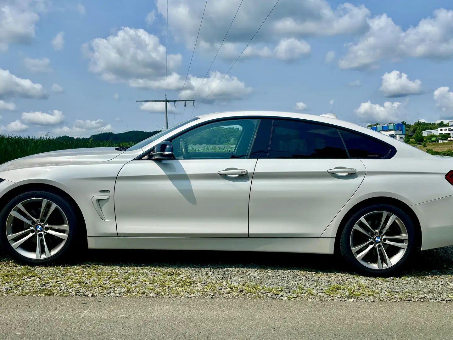 BMW 420 420 d Sport Line Automatik Diesel TÜV/Insp. neu!! Weiß - 1