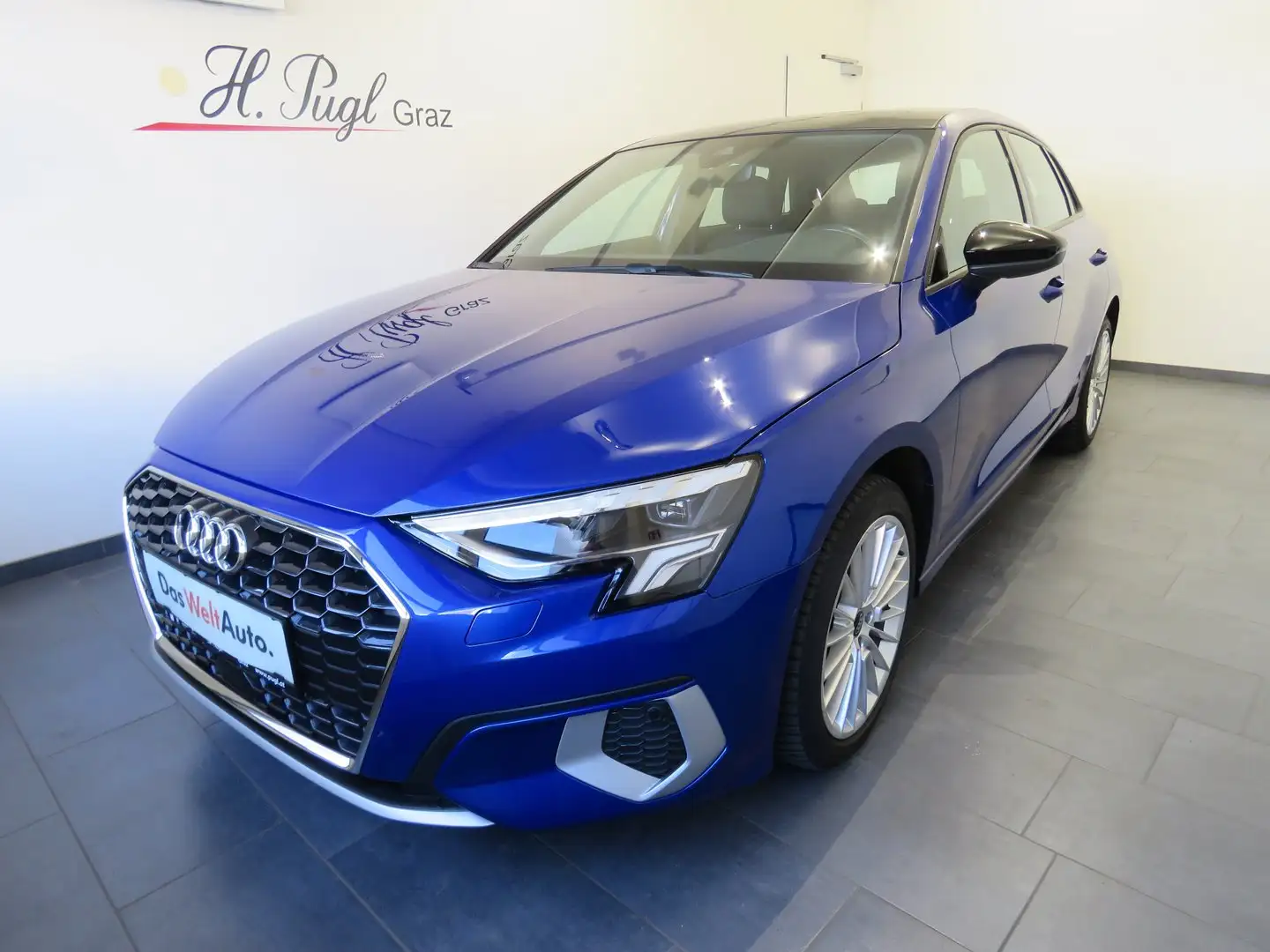 Audi A3 30 TDI advanced ext. Blau - 2