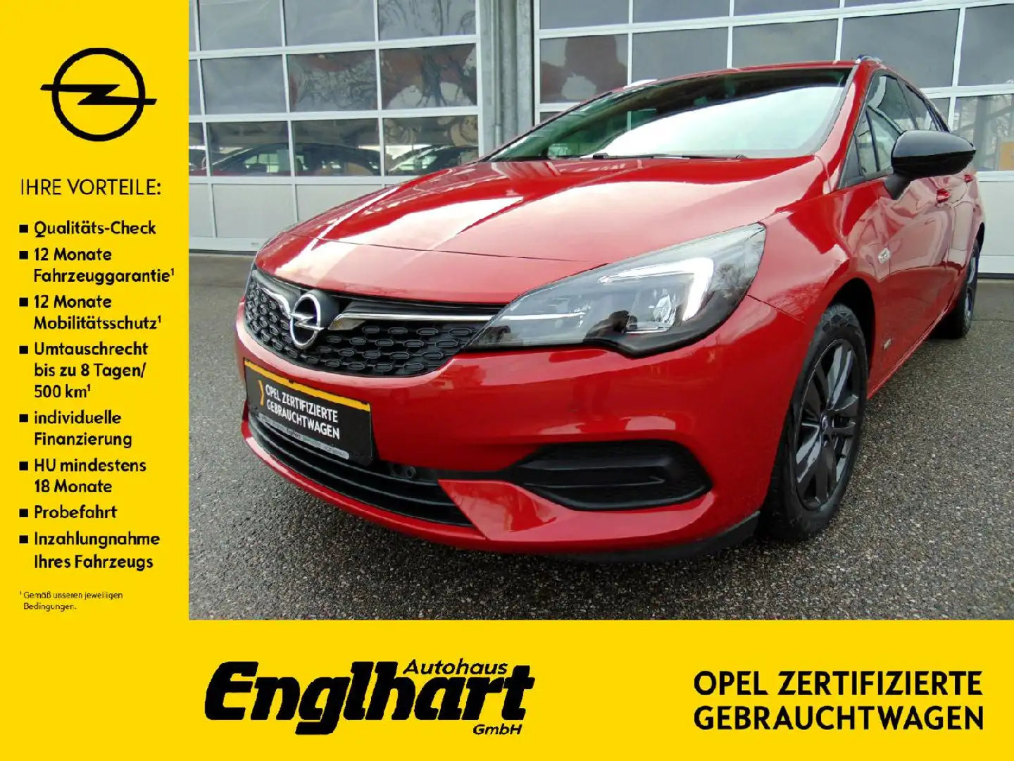 Opel Astra Astra SportsTourer 1.2 Turbo Design & Tech Rot - 1