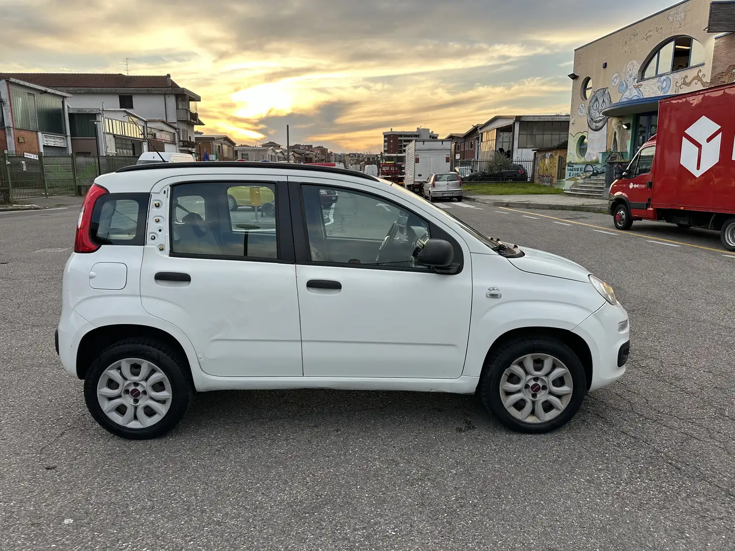 Fiat Panda 0.9 t.air turbo, Metano fino a marzo 2027, Euro 5B Bianco - 2