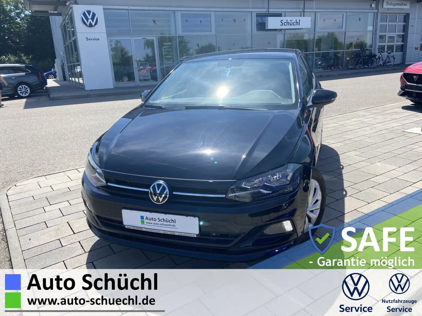 Volkswagen Polo 1.0 TSI DSG COMFORTLINE NAVI+APP-CONNECT+AC Schwarz - 1