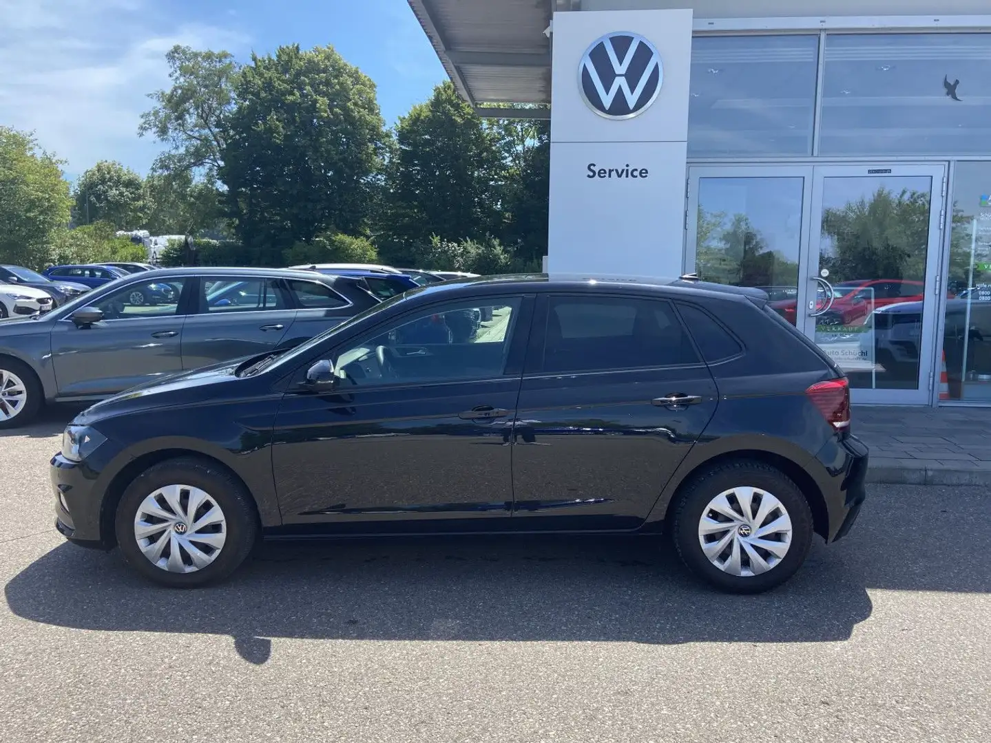 Volkswagen Polo 1.0 TSI DSG COMFORTLINE NAVI+APP-CONNECT+AC Schwarz - 2