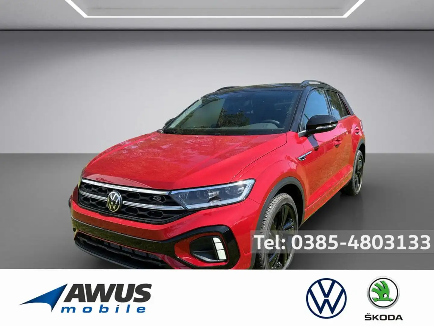 Volkswagen T-Roc 1.5TSI DSG R-Line AHK Rot - 1