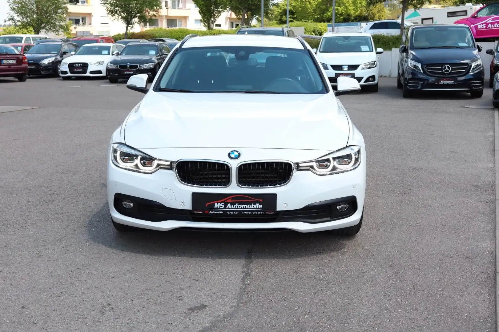 BMW 318 d Touring Advantage Aut. HeadUp_LED_Navi_PDC Weiß - 2