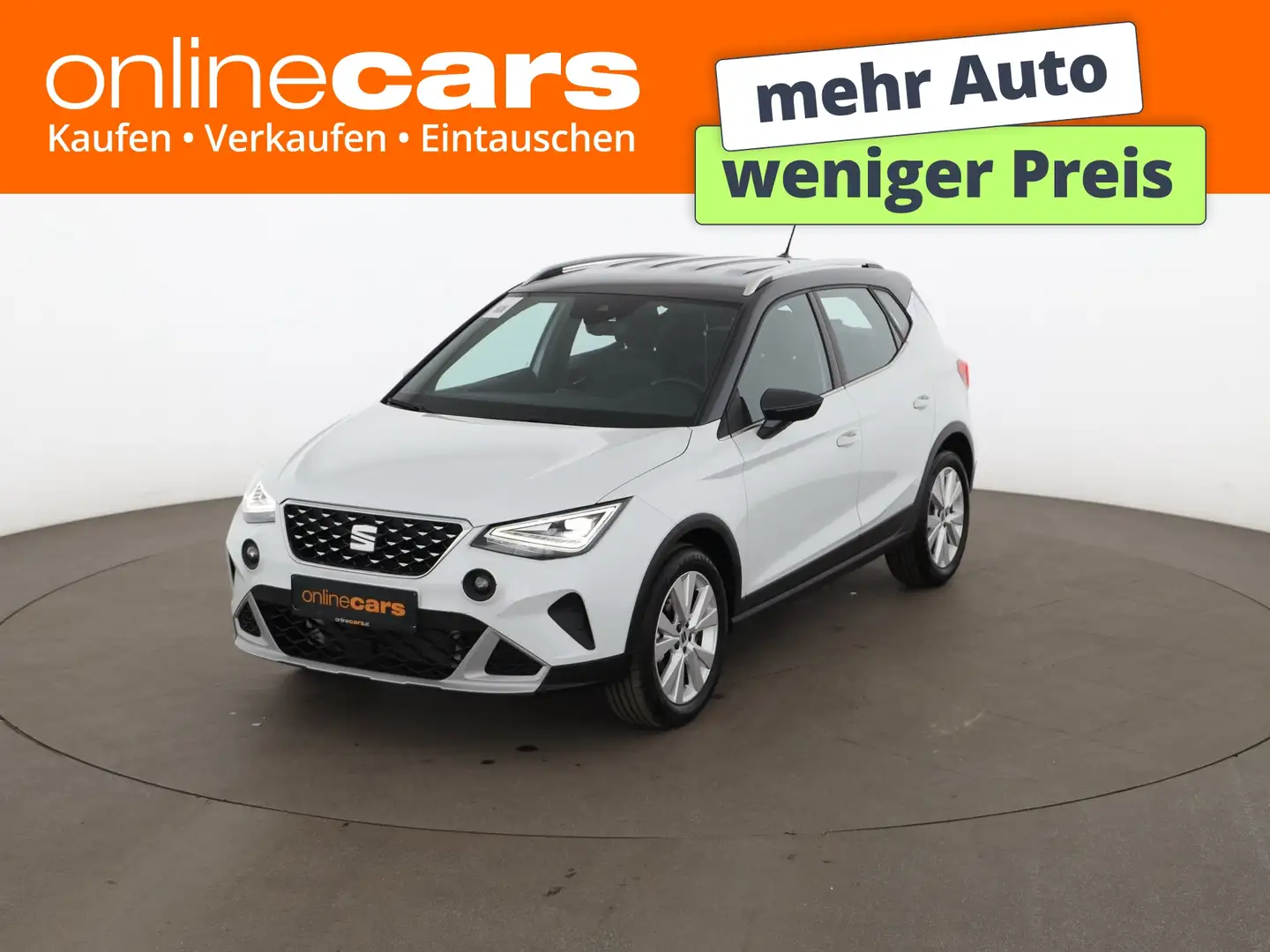 SEAT Arona 1.0 TSI Xperience Aut LED ASSIST TEMP PDC Weiß - 1