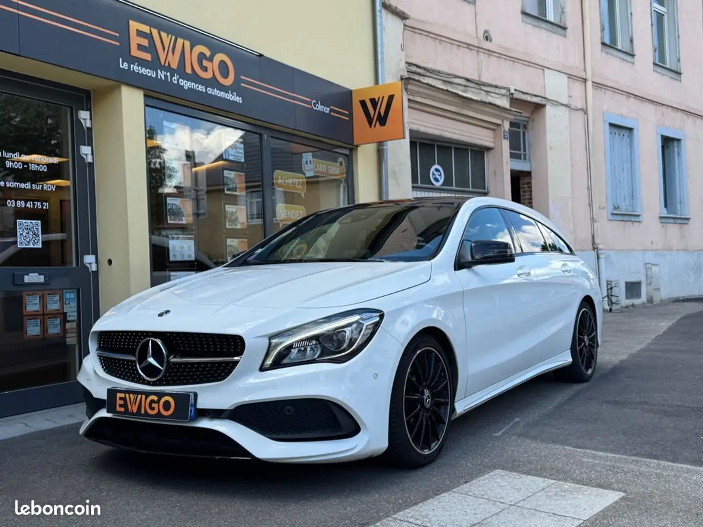 Mercedes-Benz CLA 200 classe 1.6 200 155 fascination pack amg garantie 6 mois Blanc - 1