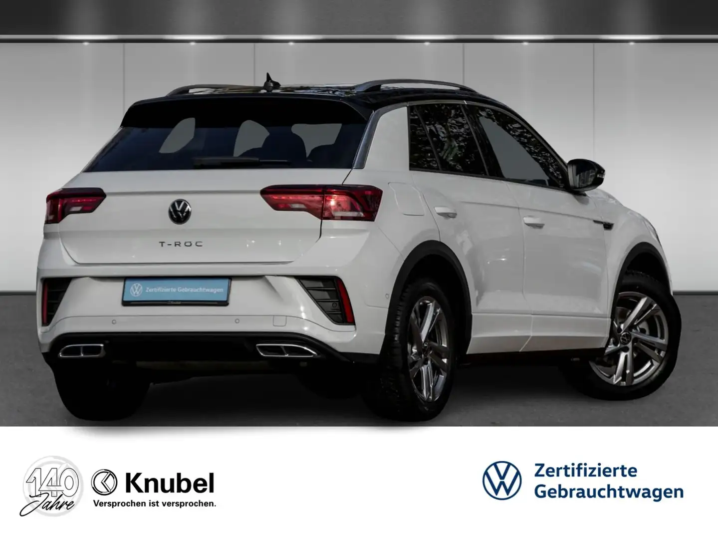 Volkswagen T-Roc R-Line 1.5 TSI DSG LED+ Navi AHK ACC Massage RK... Weiß - 2