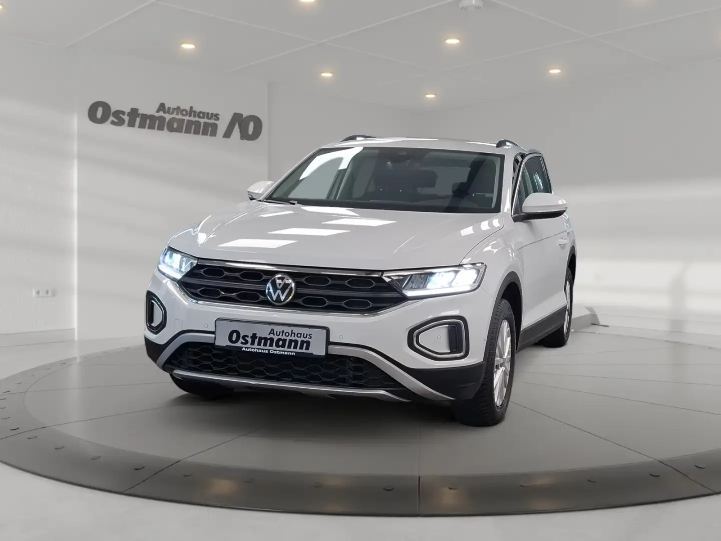 Volkswagen T-Roc 1.0 TSI Life SHZ LM LED Climatr. Navi Weiß - 1
