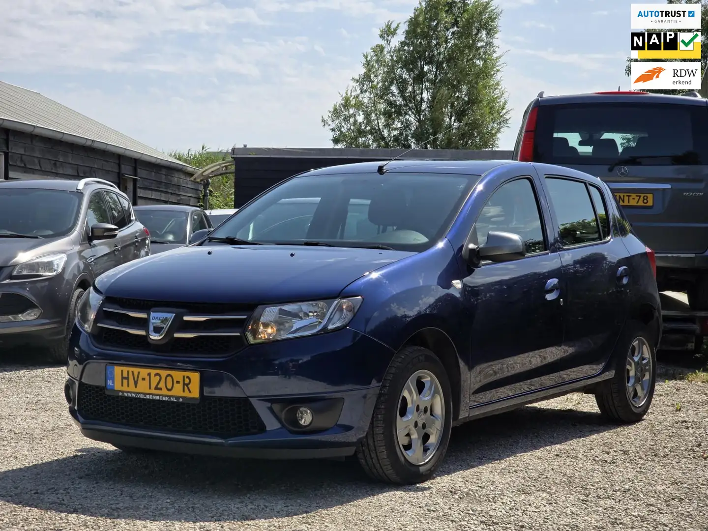 Dacia Sandero 0.9 TCe 10th Anniversary Airco/ Cruise Blauw - 1