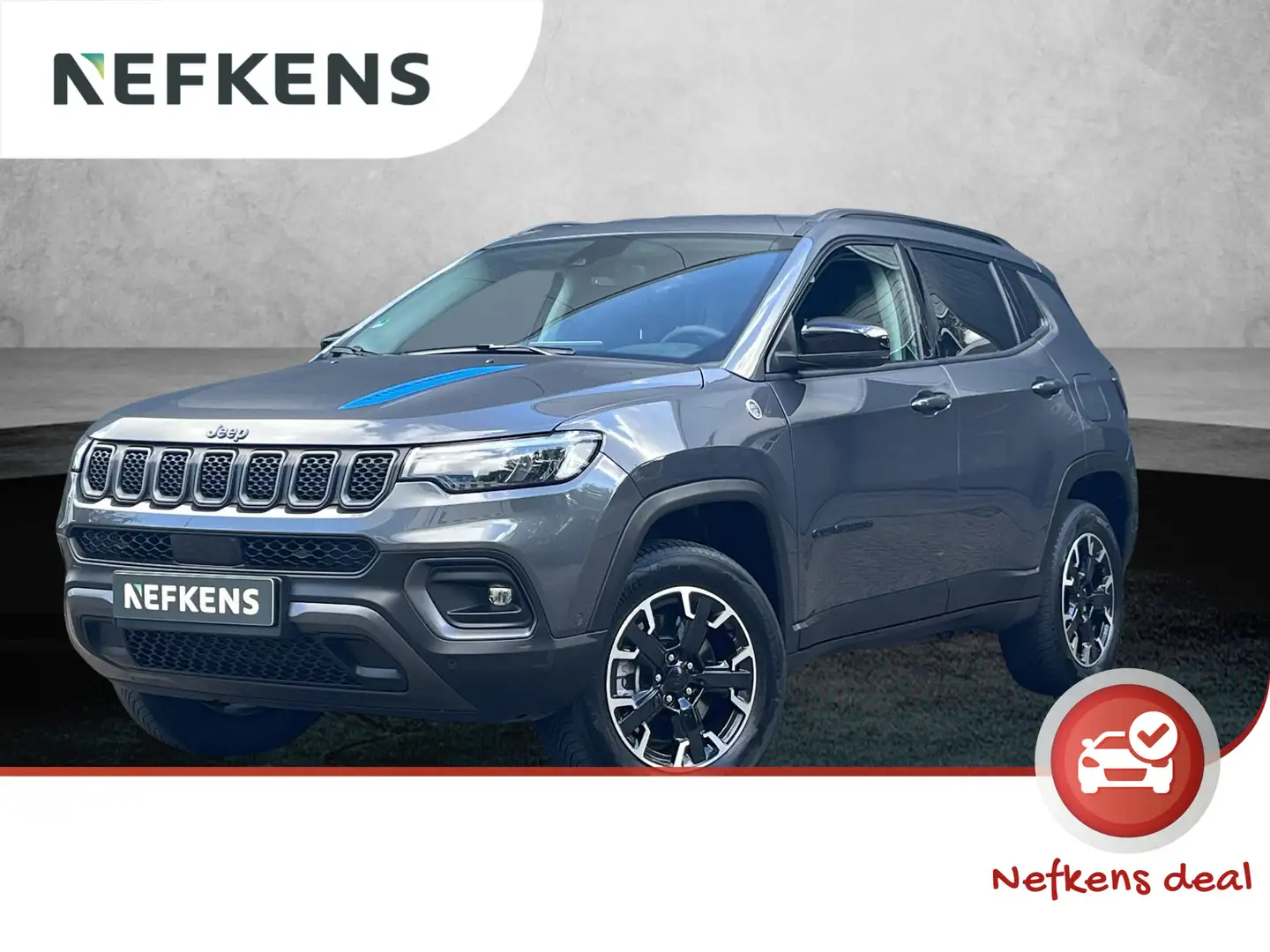 Jeep Compass 240pk Plug-in Hybrid Trailhawk (Camera/LED/Climate Grijs - 1