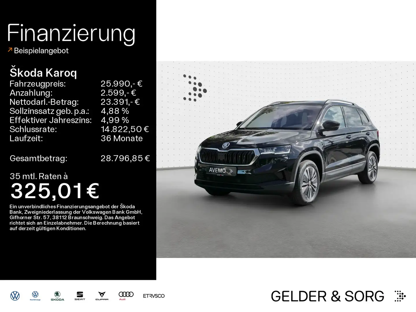 Skoda Karoq Tour 2,0 TDI Ambition RFK*AHK*virtual* Zwart - 1