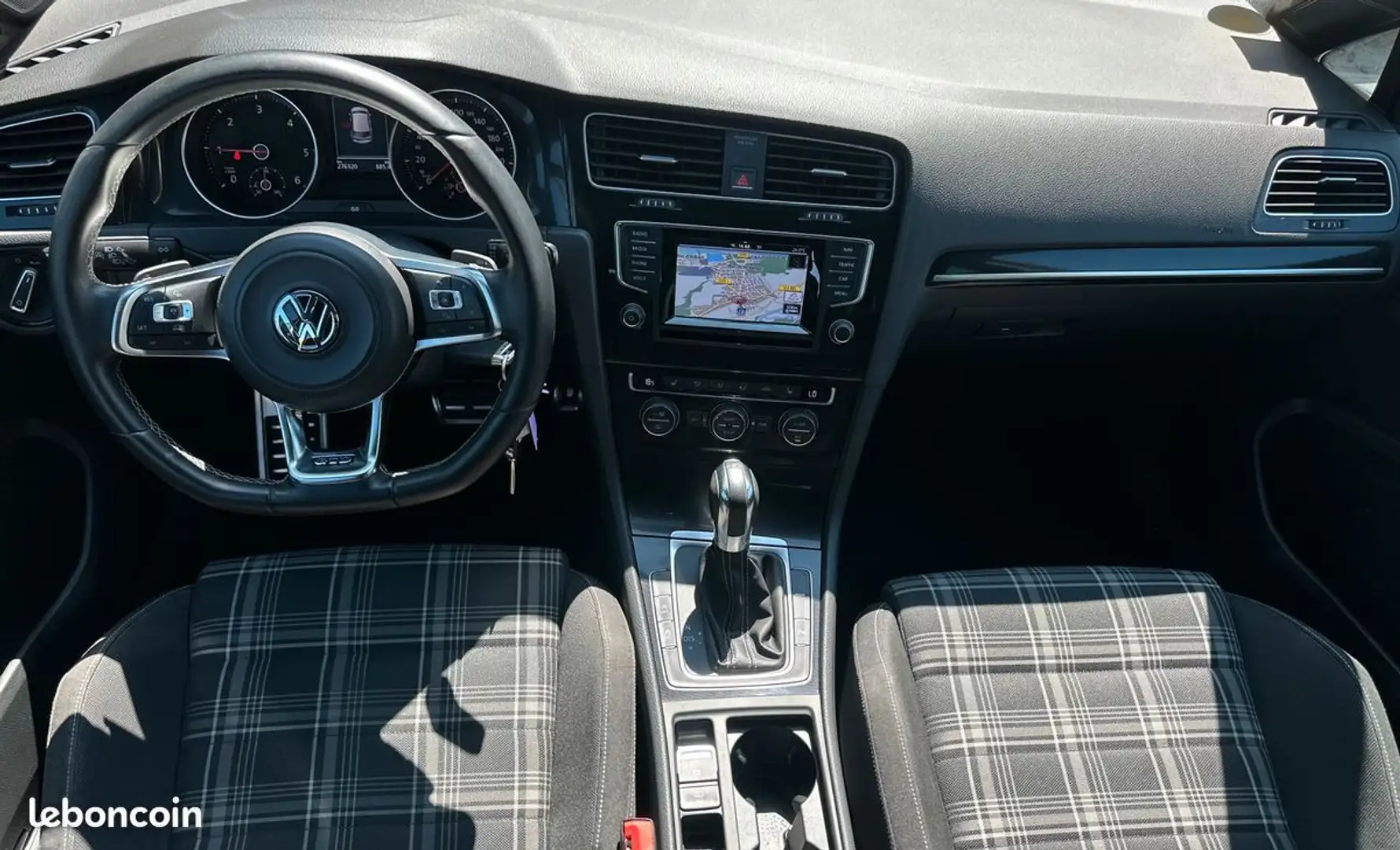 Volkswagen Golf 7 gtd 184ch boite auto Gris - 2