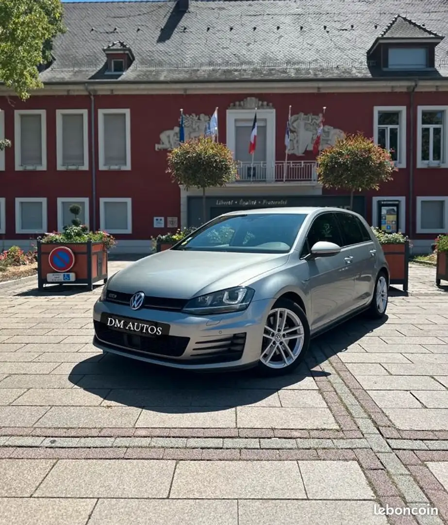 Volkswagen Golf 7 gtd 184ch boite auto Gris - 1
