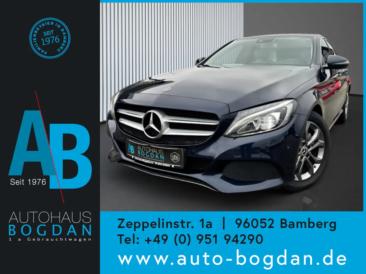 Mercedes-Benz C 180 CGI Avantg. LED*AHK*Navi*SHZ*PDC*Tempomat Blau - 1
