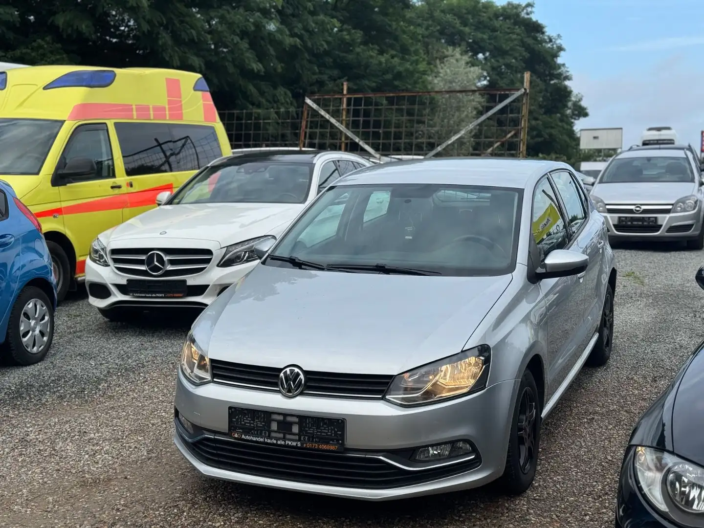 Volkswagen Polo V Comfortline 1,4 BMT/EURO 6*TÜV 07/2027 Plateado - 1