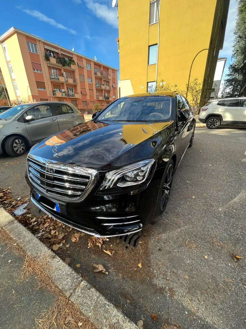 Mercedes-Benz S 400 d Premium Plus 4matic lunga auto Negru - 1