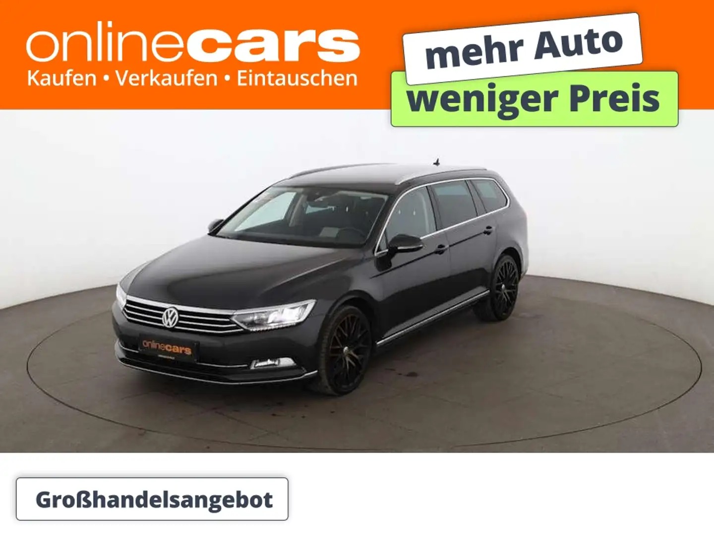 Volkswagen Passat Variant 2.0 TDI Highline Aut LED HEAD-UP Grau - 1