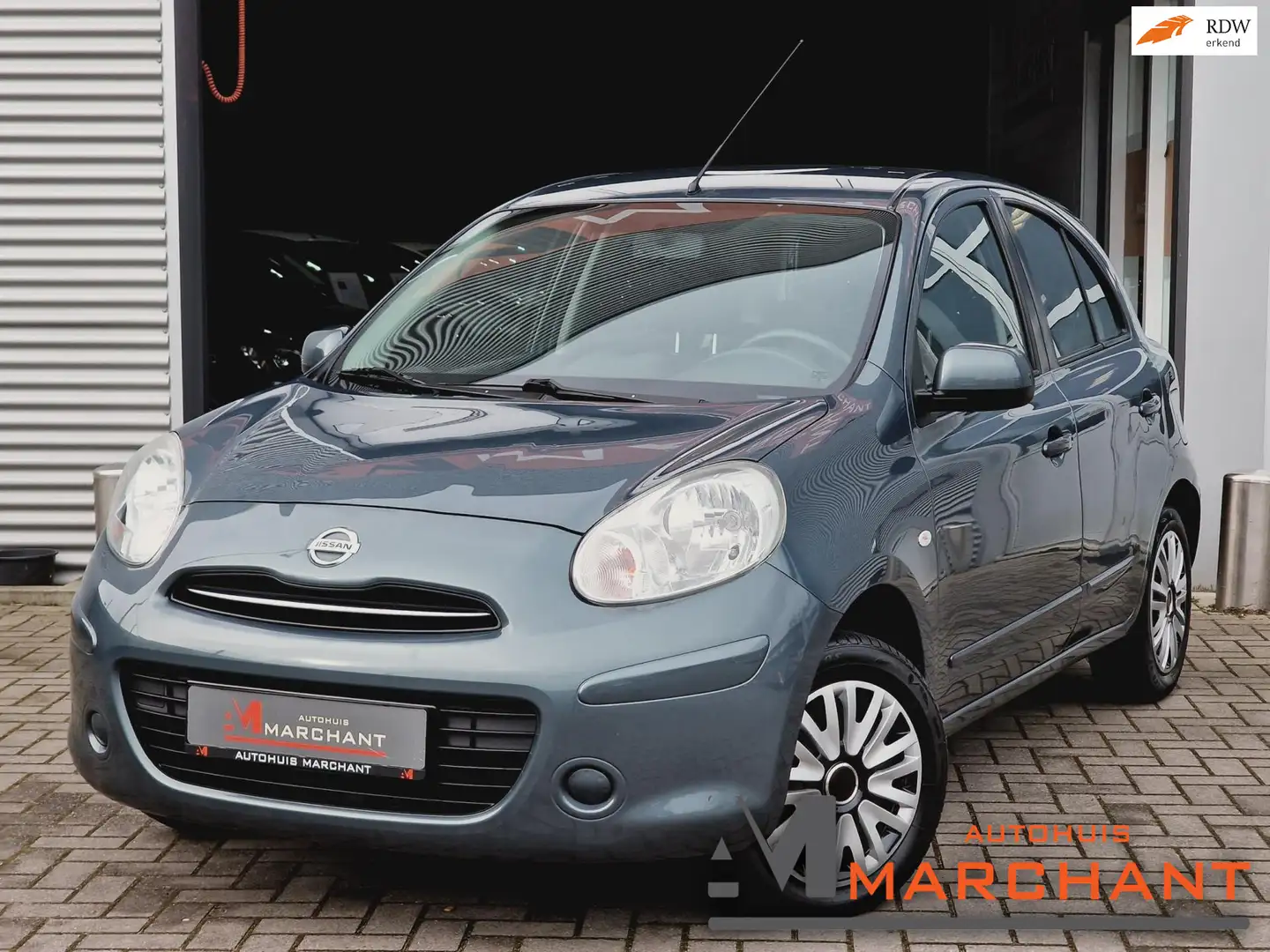 Nissan Micra 1.2 Tekna NAVI|AIRCO|MF.STUUR Grijs - 1