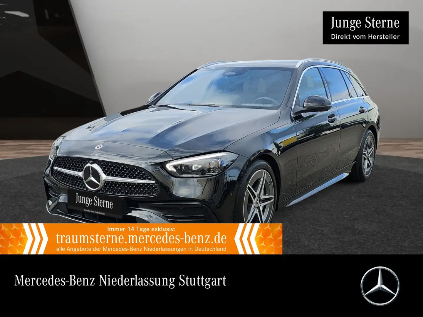 Mercedes-Benz C 180 T AMG+360+TOTW+KEYLESS+9G Schwarz - 1