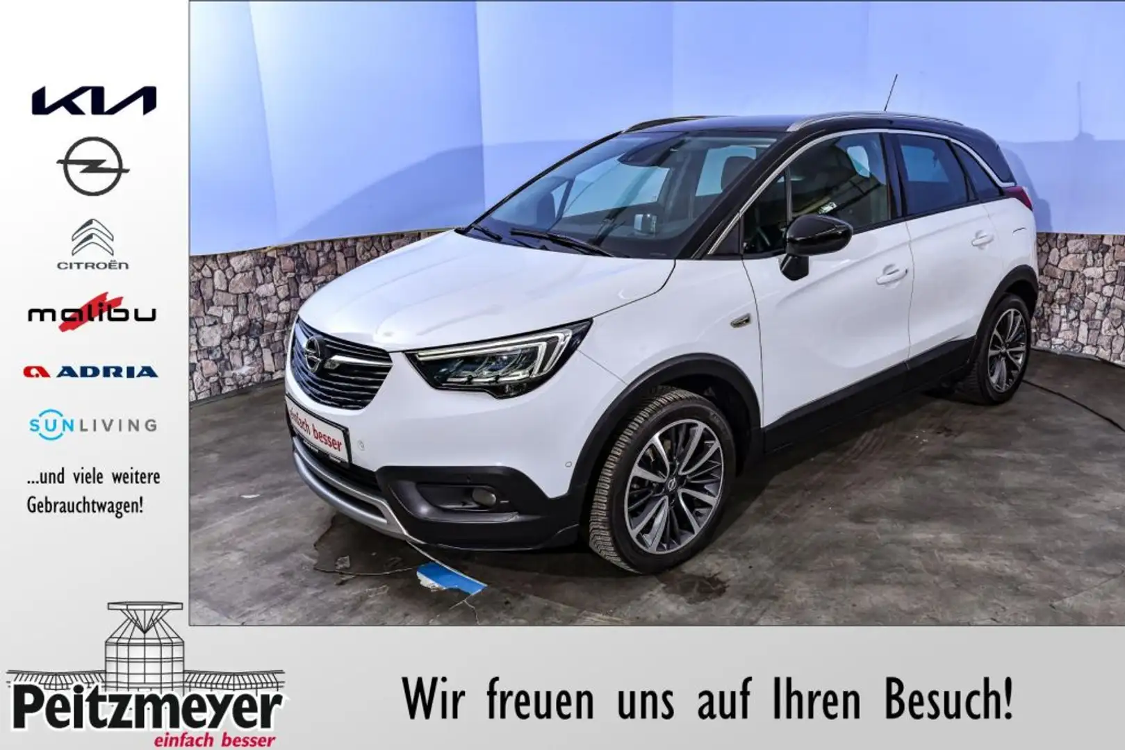 Opel Crossland X 1.2 Start/Stop Ultimate Weiß - 1