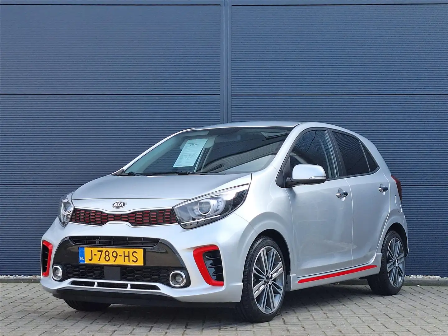 Kia Picanto 1.0 T-GDi 100pk 5-zits GT-Line Leder | Stoel en st Grijs - 1