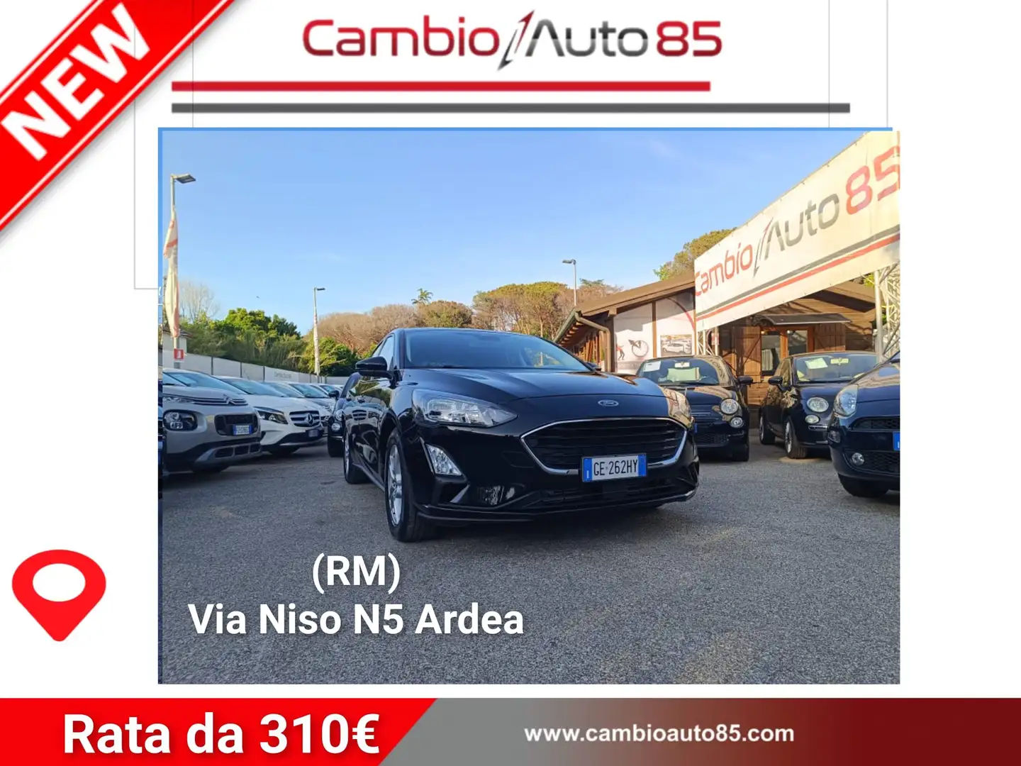 Ford Focus Focus V 2018 1.0 ecoboost Business s Nero - 1